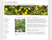 Tablet Screenshot of gyldensgaard.dk